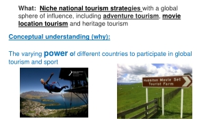 Niche tourism