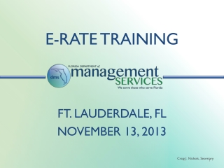 E-rate Training