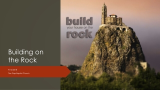 Building on the Rock