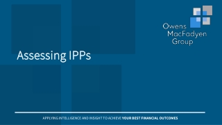 Assessing IPPs