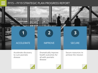 FY15 – FY19 STRATEGIC PLAN PROGRESS REPORT