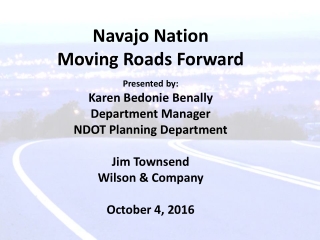 Navajo Nation Moving Roads Forward