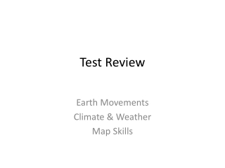 Test Review