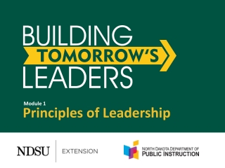 Principles of Leadership