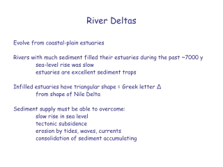 River Deltas