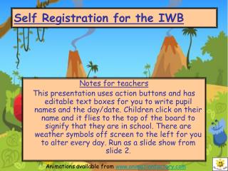 Self Registration for the IWB