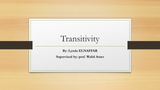 Transitivity