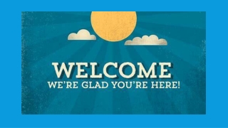 Welcome Slide