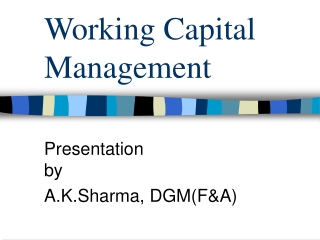 Working Capital Management