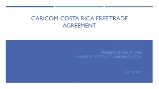 CARICOM-Costa Rica Free Trade Agreement