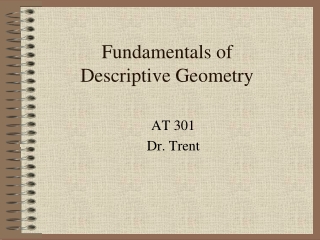 Fundamentals of Descriptive Geometry