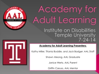 Academy for Adult Learning