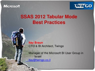 SSAS 2012 Tabular Mode Best Practices