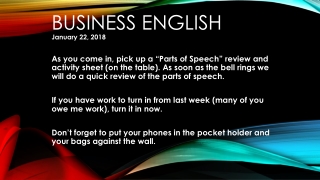 Business English