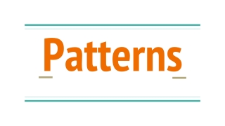 Patterns