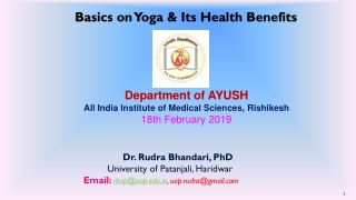 Basics on Yoga &amp; Its Health Benefits