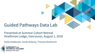 Guided Pathways Data Lab