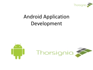 Android Application Development