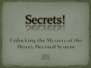 Secrets!