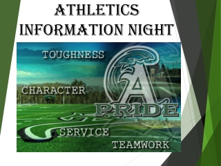 Athletics INFORMATION Night