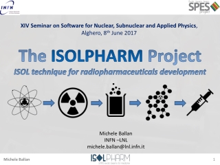 The ISOLPHARM Project ISOL technique for radiopharmaceuticals development