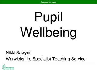 Pupil Wellbeing