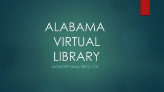 ALABAMA VIRTUAL LIBRARY