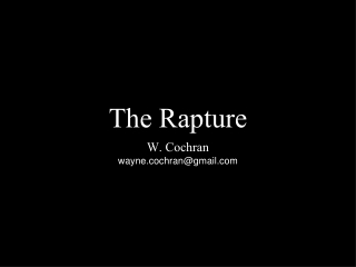 The Rapture