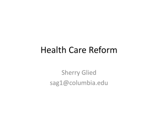 Health Care Reform