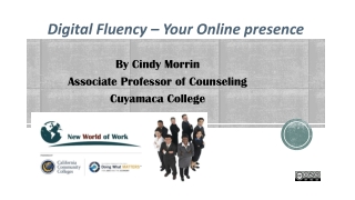 Digital Fluency – Your Online presence