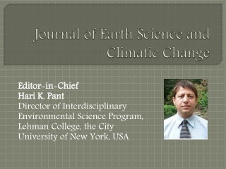 Journal of Earth Science and Climatic Change