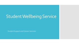 Student Wellbeing Service