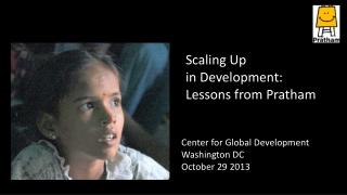 Center for Global Development Washington DC October 29 2013