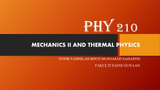 PHY 210