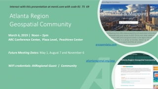 Atlanta Region Geospatial Community