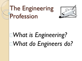 The Engineering Profession