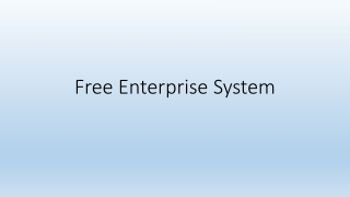 Free Enterprise System