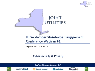 JU September Stakeholder Engagement Conference Webinar #1