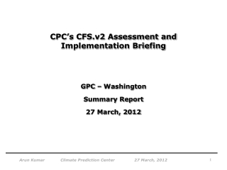 CPC’s CFS.v2 Assessment and Implementation Briefing