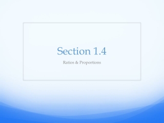 Section 1.4