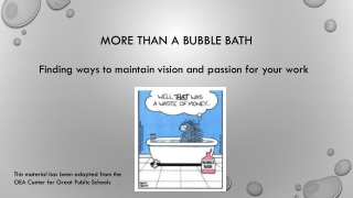 More than a bubble bath