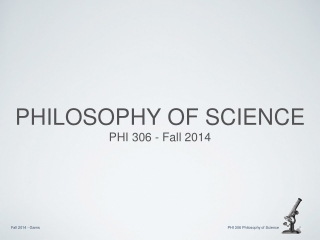 Philosophy of science