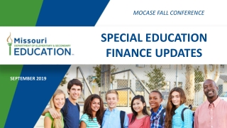 SPECIAL EDUCATION FINANCE UPDATES