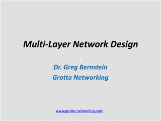 Multi-Layer Network Design