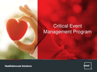 Critical Event Management Program