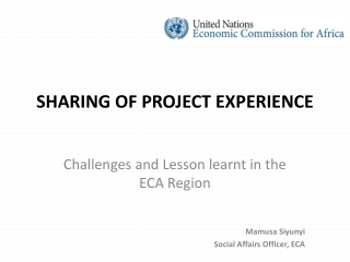 SHARING OF PROJECT EXPERIENCE