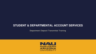 Student &amp; DEpartmental Account Services