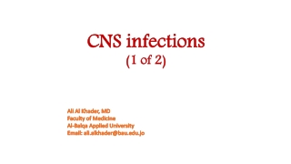 CNS infections (1 of 2)