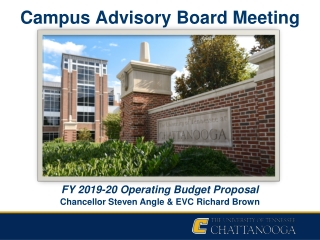 Campus Advisory Board Meeting