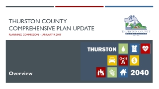 Thurston County Comprehensive Plan Update